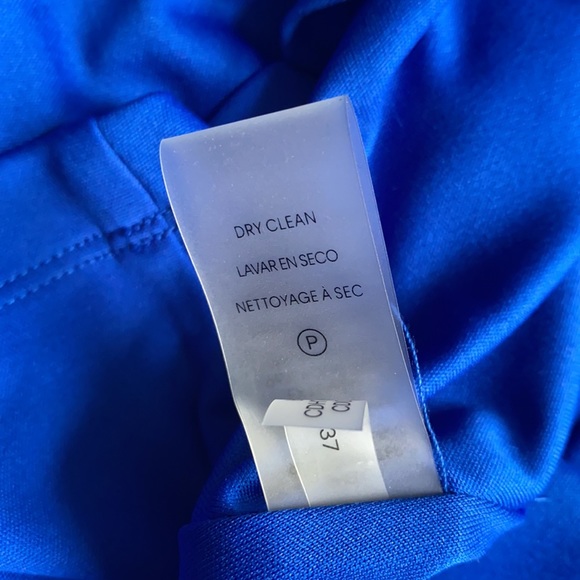 Calvin Klein Halter Neck Gown with Draped Neckline - Picture 12 of 14